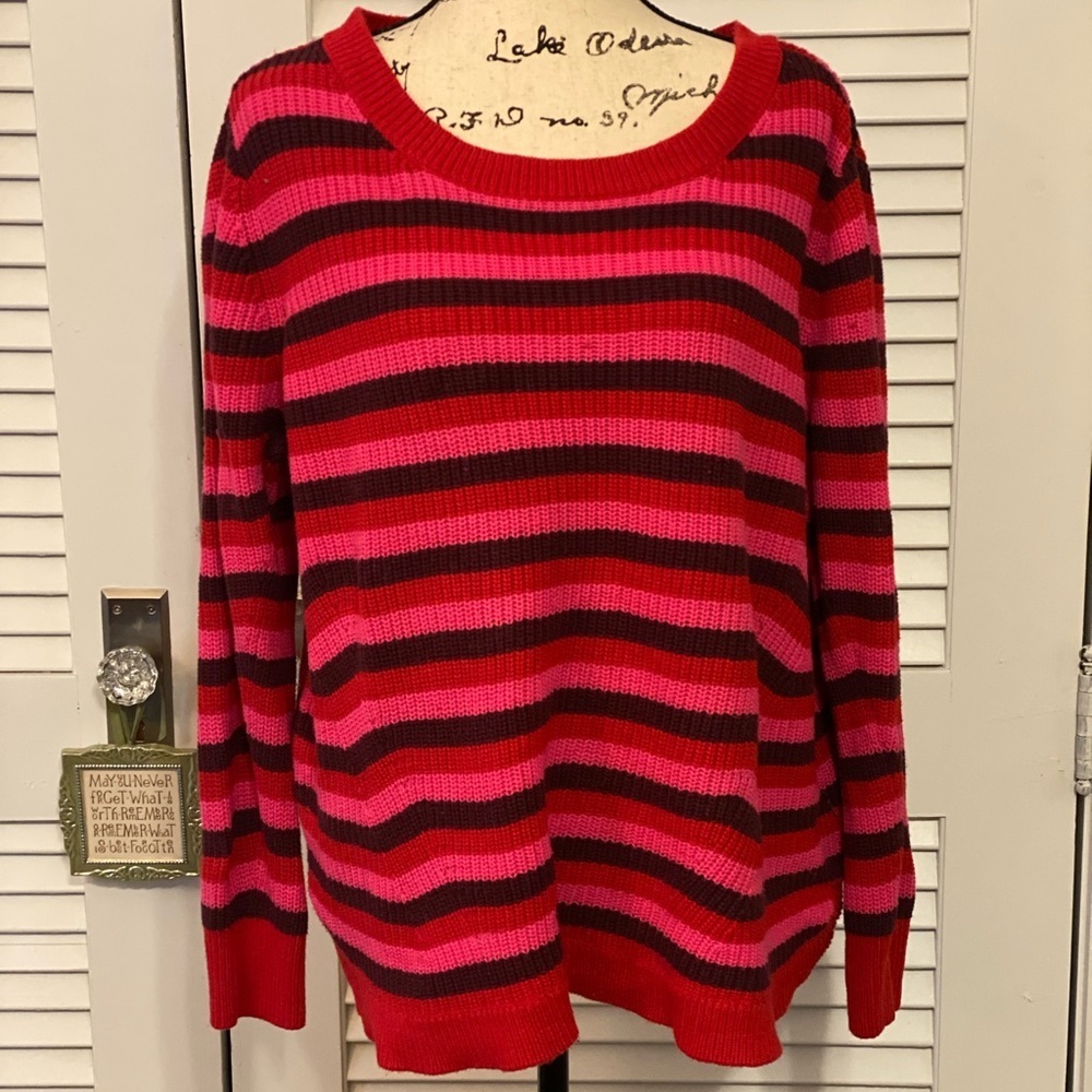 Lane Bryant Striped Sweater Women’s Plus Size 18/20